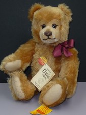 15" Mohair Steiff Teddy Bear Made in Germany w/Tags Button, Signed, Musical
