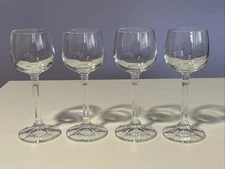 Isabelle Bohemia Crystal-Crystalex Cordial Whiskey Small Wine Glasses Set of 4