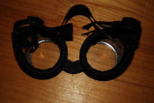 Augenseite MG 1S GSF166 German Made Glasses Vintage Motorcycle Goggles - Picture 3 of 3