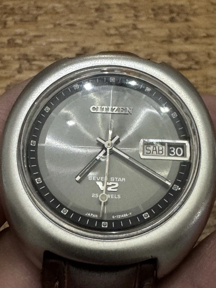 Reloj Automático Hombre Citizen Seven Star V2 4-720130-k De Colección Usado Foto 4 de 4