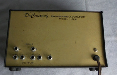 DeCoursey Engineering Laboratory Model 110B4S Electronic Crossover Used/Works