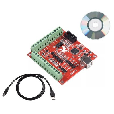 New 4 Axis Motion Controller for Stepper Motors USB  Breakout Board for MACH3