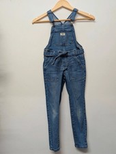 OshKosh B’gosh Denim Tie Waist Latzhose Schnalle kultig 6 Jahre