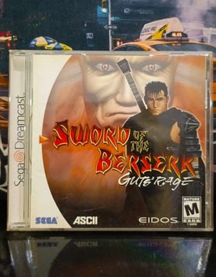 Sword of the Berserk: Guts' Rage (Sega Dreamcast, 2000) w/ Manual Book/CIB,Clean