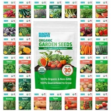 Back to the Roots Heirloom Seeds Vegetables and Flowers 10 Packs $10 Free Ship