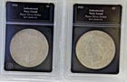 1922, 1923 US Peace Silver $1  VG Collectors Slab Bradford