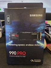 SAMSUNG 990 Pro 4TB SSD M.2 2280 PCIe 4.0 x4 NVMe MZ-V9P4T0B/AM New Sealed