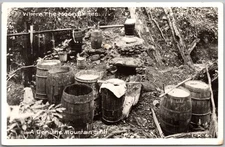 Antique RPPC Postcard Circa 1920s Genuine Mountain Still Unposted