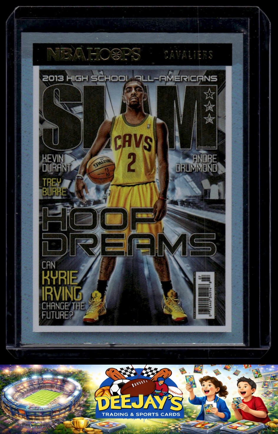 2021-22 Hoops #SLAM 169 Kyrie Irving Slam Holo Cleveland Cavaliers