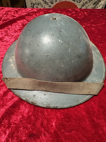 Belgian Brodie WWII Belgian Blue Color With Liner
