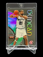 1998/99 Skybox E-X TIM DUNCAN CENTURY E-X HOLO FOIL ACETATE 2ND YEAR RC #7