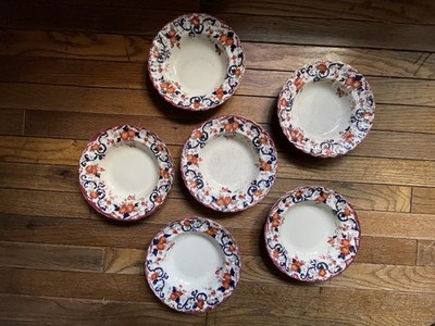 Antike Keeling & Co Losol Ware Schüsseln 6er Set