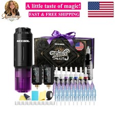 2 PCS 1600mAh Tattoo Batteries Tattoo Gun Kit - Wireless Tattoo Machine Kit, ...