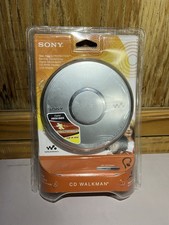 Sony CD Walkman D-EJ011 Silver Portable CD Player G-Protection Mega Bass New
