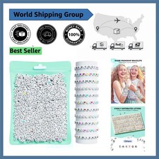 Multistyle 800-Piece Letter Beads Kit for Fun Friendship Bracelets Making
