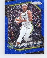 2025 Panini Prizm WNBA #96 Myisha Hines-Allen Blue Velocity Prizms Dallas Wings