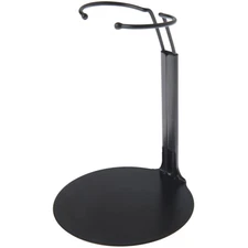 Plymor DSP-4175B Black Adjustable Doll Stand, fits 7-9 inch Dolls/Action Figures