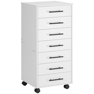 #ad #ad 7 Drawer File Cabinet Wooden Office Cabinet with Drawers Mobile Storage Fil... $179.18