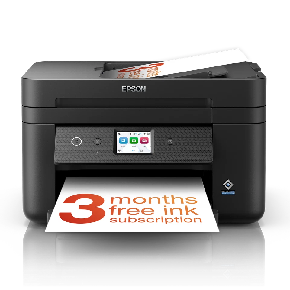 Epson Work Force WF-2960DWF A4 Double-sided Multifunction Printer Scan with ADF