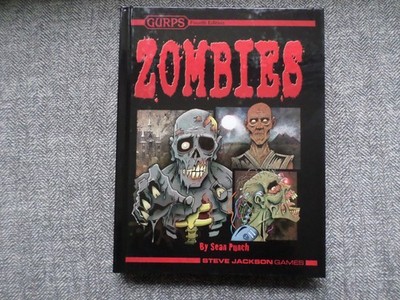 GURPS Zombies Fourth Edition by Sean Punch 2013 Hardcover Steve Jackson Games