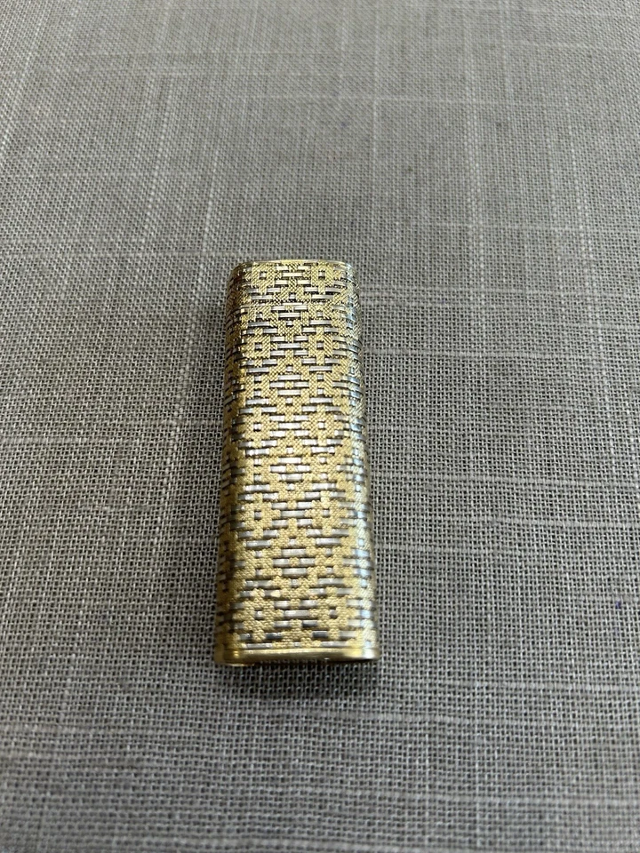 Encendedor Cartier 750 oro amarillo y blanco macizo de 18k vintage Foto 3 de 4