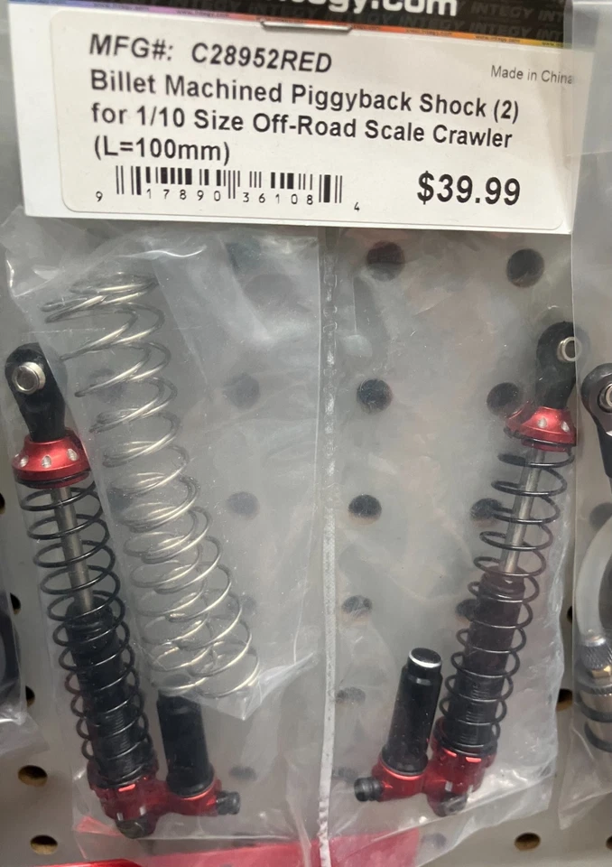 Integy C28952RED Piggyback Shock Off-Road Crawler L-100 mm - Image 4 of 4