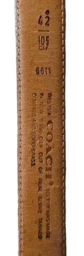 Lot of 3 Vtg Leather/Canvas COACH Belts (2 are Reversable & Size 44" + Size 42") - Picture 13 of 21