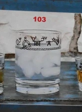 Western Decor Glassware Branded Rock Glass 14Oz Bar Glasses 