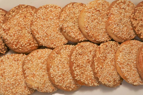 Galletas de pistacho de sésamo, galletas de pistacho, galletas Barazek, galletas Barazek