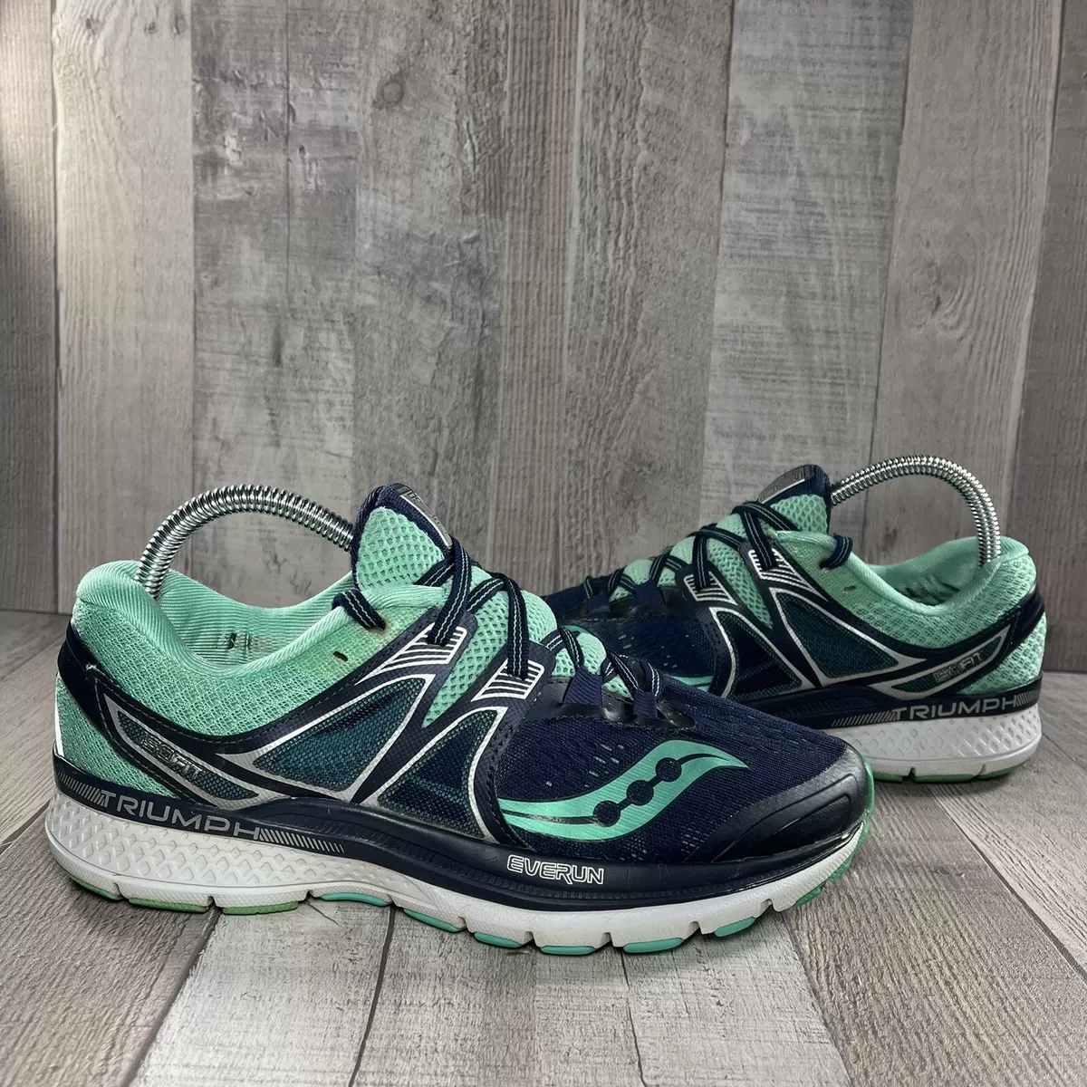 Saucony Triumph ISO Navy Blue Mint Running Depop, 52% OFF