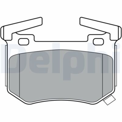 DELPHI LP3397 Bremsbelagsatz, Scheibenbremse für KIA