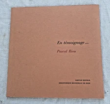 Riou, Pascal Testimonial 1992