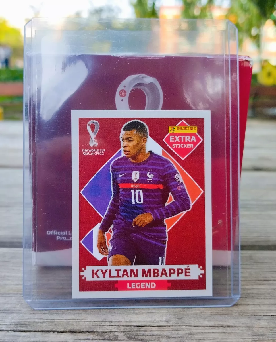 Copa 2022 - Figurinha Extra Legend Kylian Mbappé BASE (