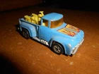Vintage 1973 Blue Ford '56 Hi Hauler Pick-Up Truck with Motorcycles 1:64 HK
