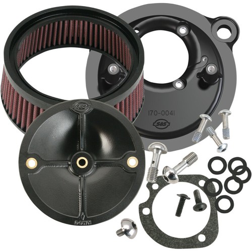 S&S Super Stock Stealth Stage 1 Air Cleaner for Harley Sportster XL 91-15