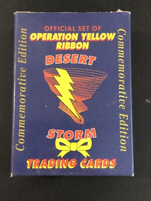 1991 Desert Storm Operation Yellow RIbbon Factory Complete Box Set Commemorative