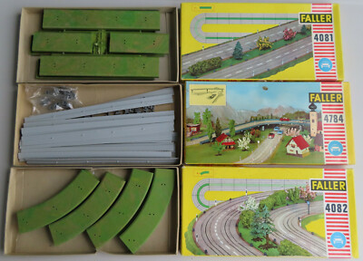 Faller Ams 4082 +4081 Central Reservation/Bordstreifen-Set IN Boxed # Bnl