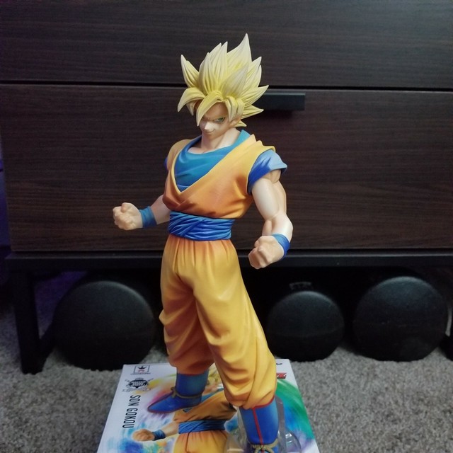 Banpresto Dragon Ball Z Master Stars Piece Goku Figure 2d Animation Color Print For Sale Online Ebay