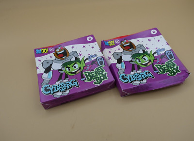2 McDonalds Teen Titans Go! Cyborg Beast Boy Coloring Page Stickers Pencils