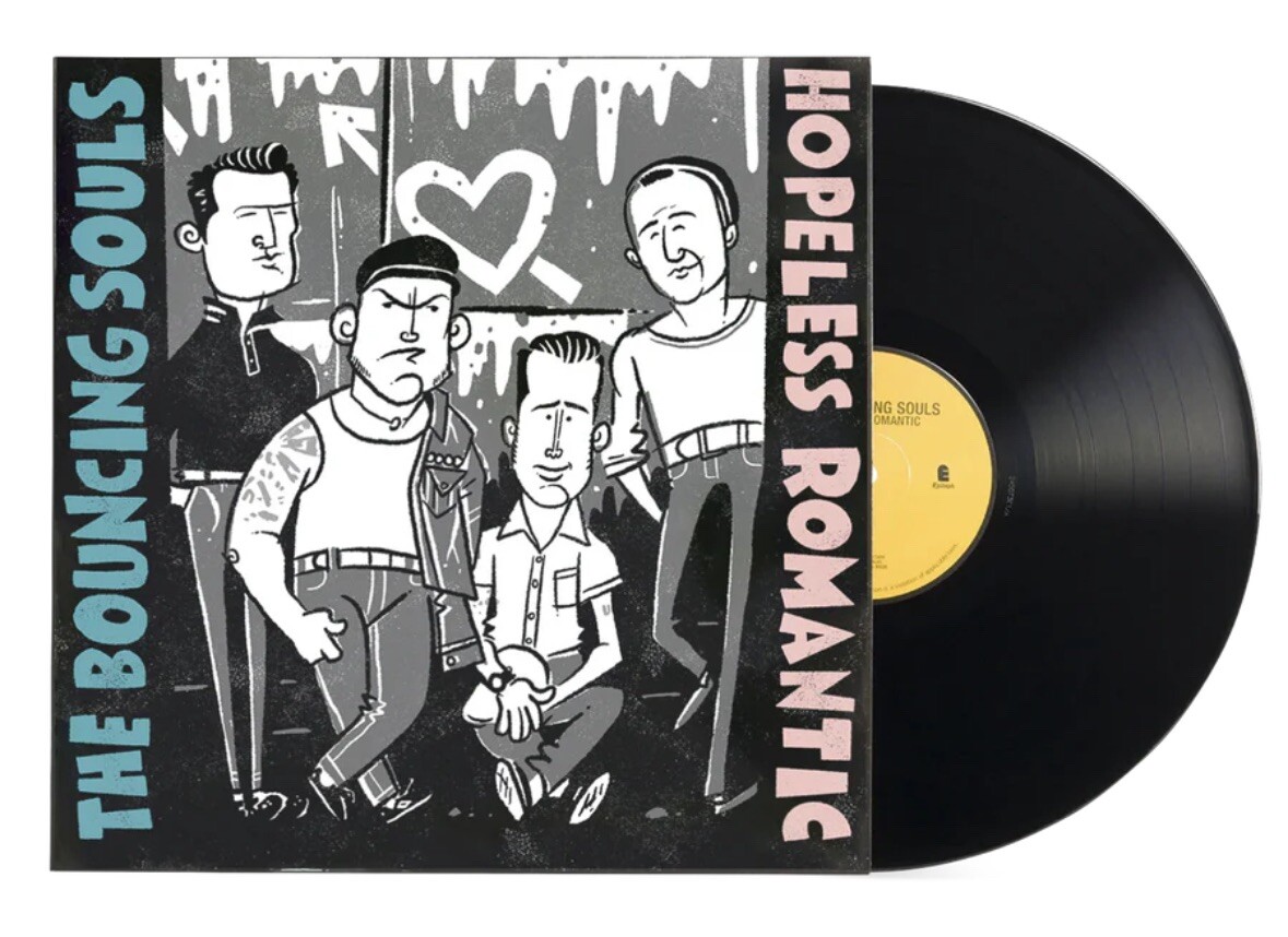 THE BOUNCING SOULS- HOPELESS ROMANTIC ANNIVERSARY COVER BLACK
