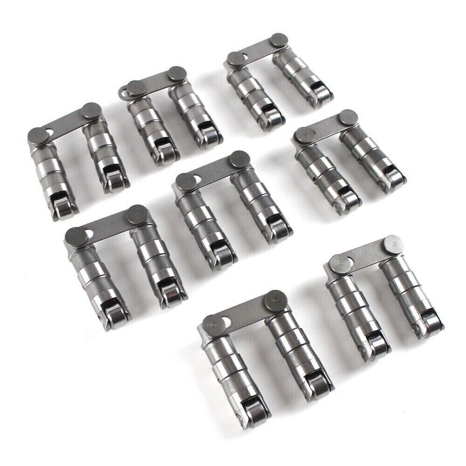 Hydraulic Roller Lifters & Link Bar Small Block for Chevy SBC 350 265-400 V8 New - Image 2 of 4