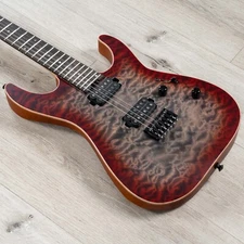 ESP USA M-II HT Hardtail Guitar, Seymour Duncan '59 / Custom Pickups, Blood Moon