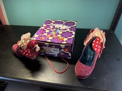 RARE IRREGULAR CHOICE FUNKY VTG Sweety Bird Women s Heels Sz 6 With Box