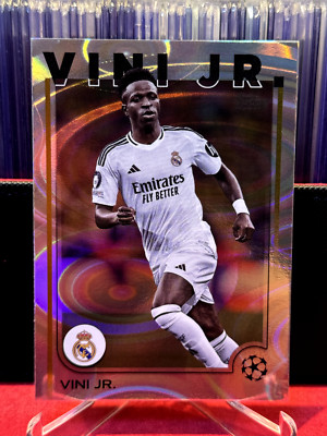 VINI JR Vinicius Junior Topps UCC 2024-25 Rain Drops REAL Madrid