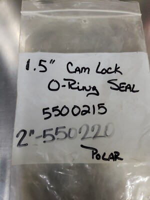 Cam Lock O-Ring Seal 5500215 1-1/2''  Coupling Gasket New Lot Of 6