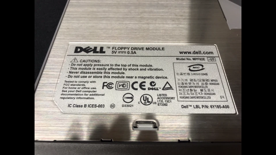 Dell Latitude Internal Floppy Drive Module MPF82E & DVD ROM MPF82E - Image 4 of 4
