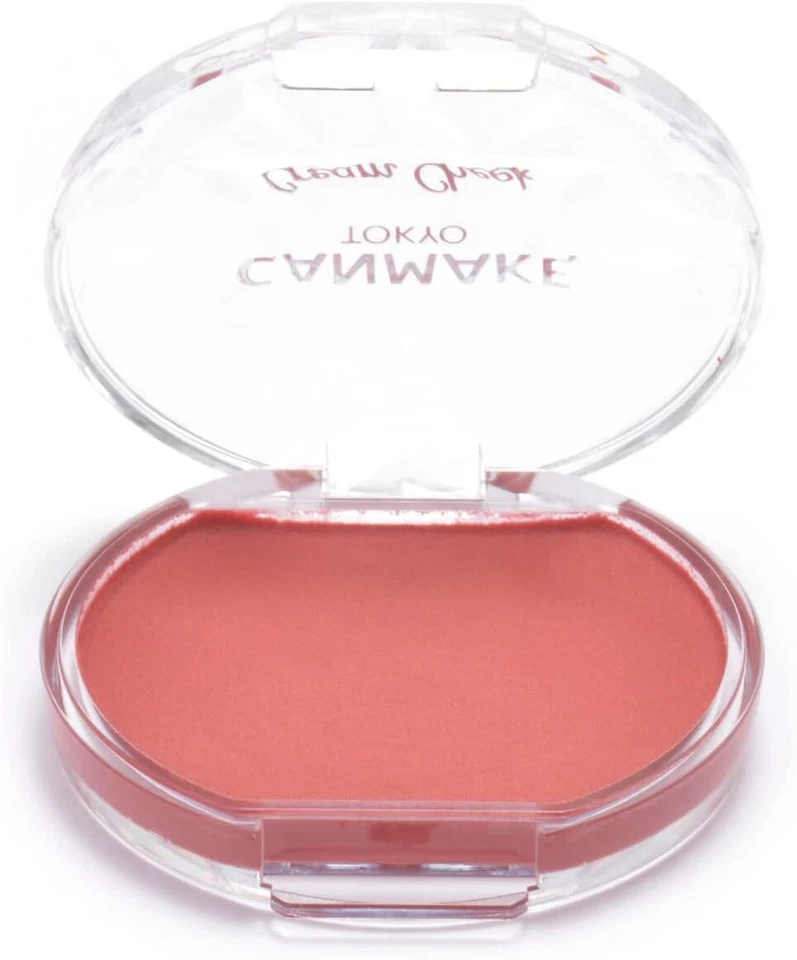 Canmake Cream Cheek (Matte Type) M01 Apple Compote 3.8g Raw Cheek Smooth Waterpr - Image 3 of 3