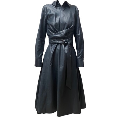 BRUNELLO CUCINELLI Cotton Twill Belted Wrap Shirt Dress Dark Teal Blue Medium M | eBay BRUNELLO CUCINELLI Cotton Twill Belted Wrap Shirt Dress Dark Teal Blue Medium M | eBay