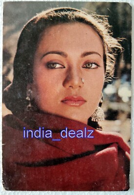 Bollywood Schauspieler Mandakini seltene alte Original Postkarte Postkarte In...