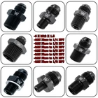 -6AN -8AN Flare to 1/2 NPT 1/4 NPT 3/8 NPT  1/8 NPT Adapter AN Fitting M12 X 1.5